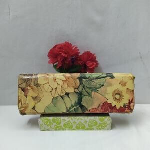 Maurizio Taiuti Multicolor Leather Floral Long Wallet